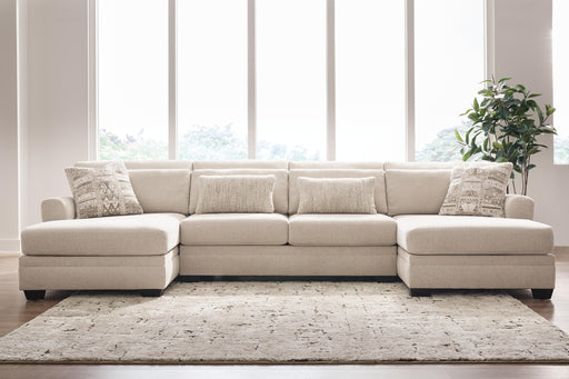 Mandi Point Marble 3-Piece Double Chaise Sectional - 62606S7