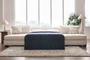 Mandi Point Marble 3-Piece Double Chaise Sleeper Sectional - 62606S17