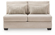 Mandi Point Marble Armless Loveseat - 6260634