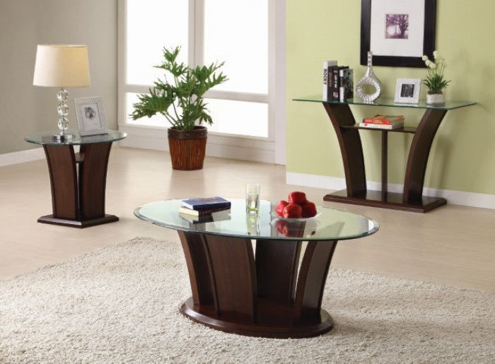 Manhattan Brown Cherry End Table - CM4104E-PK