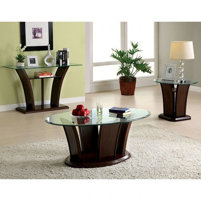 Manhattan Brown Cherry Sofa Table - CM4104S-PK
