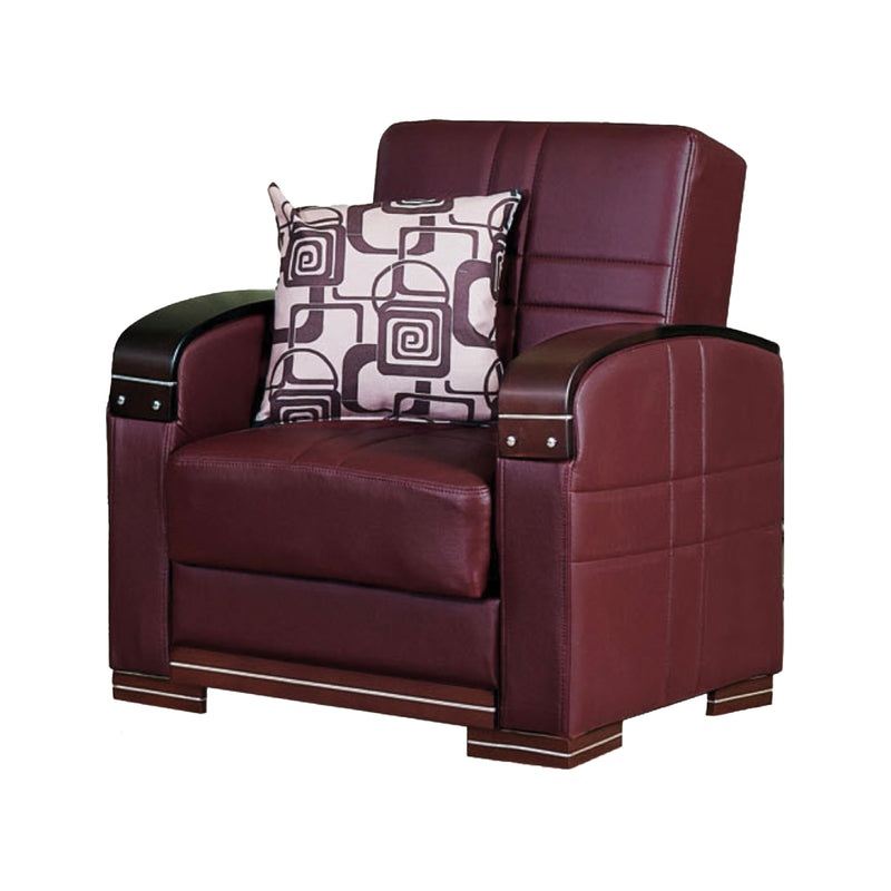 Manhattan Mahogany Sleeper Living Room Set - Gate FurnitureLiving Room Set