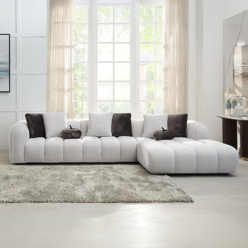 Manilla Sectional Sofa w/8 Pillows - LV04320