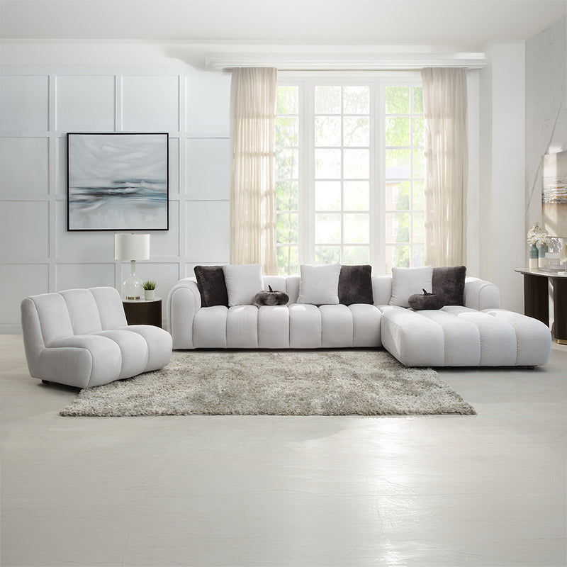 Manilla Sectional Sofa w/8 Pillows - LV04320
