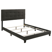 Mapes Upholstered Queen Panel Bed Charcoal - 305746Q