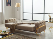 Marbella 3-pieces (Sofa & Loveseat & Chair) Livingroom in Brown - 200-SIM-MAR-VELVET406-321