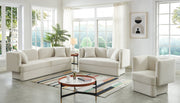 Marcel Boucle Fabric Upholstered Chair in Cream - 616Cream-C