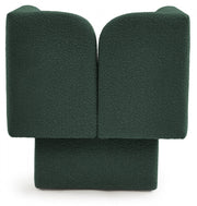Marcel Boucle Fabric Upholstered Chair in Green - 616Green-C