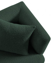 Marcel Boucle Fabric Upholstered Chair in Green - 616Green-C