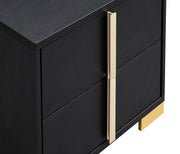 Marceline 2-drawer Nightstand Black - 222832