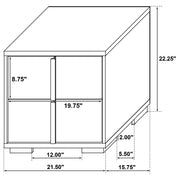 Marceline 2-drawer Nightstand Black - 222832