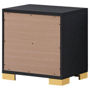 Marceline 2-drawer Nightstand Black - 222832