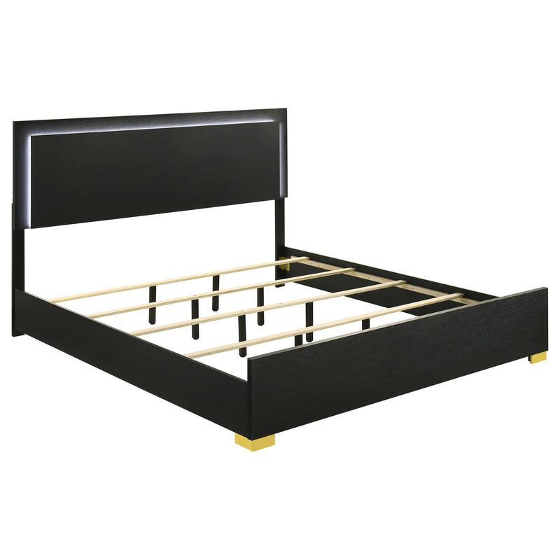 Marceline 4-piece Eastern King Bedroom Set Black - 222831KE-S4