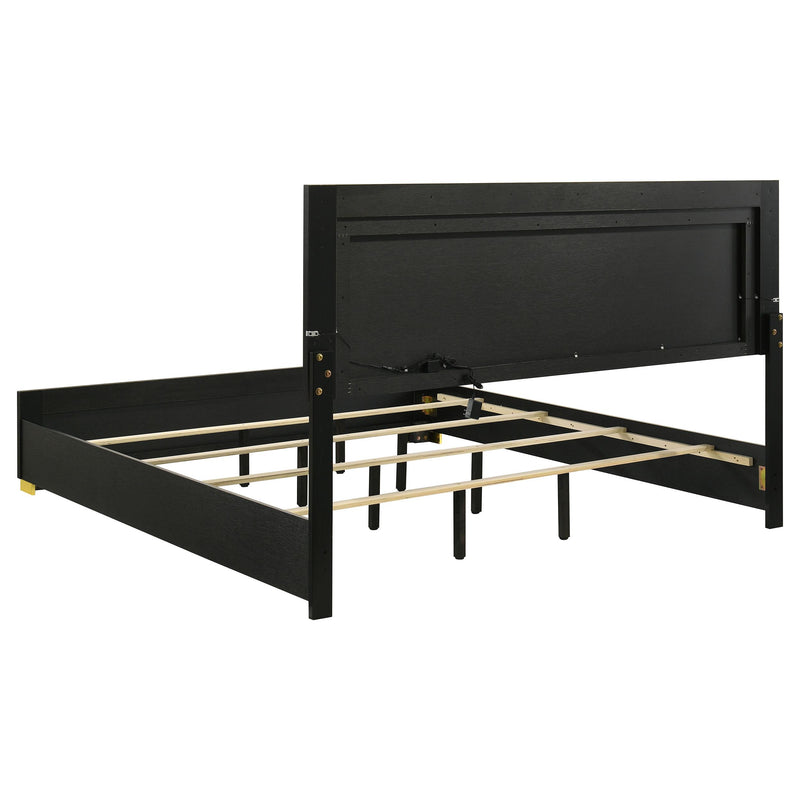 Marceline 4-piece Eastern King Bedroom Set Black - 222831KE-S4