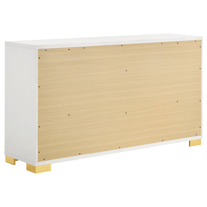 Marceline 4-piece Eastern King Bedroom Set White - 222931KE-S4