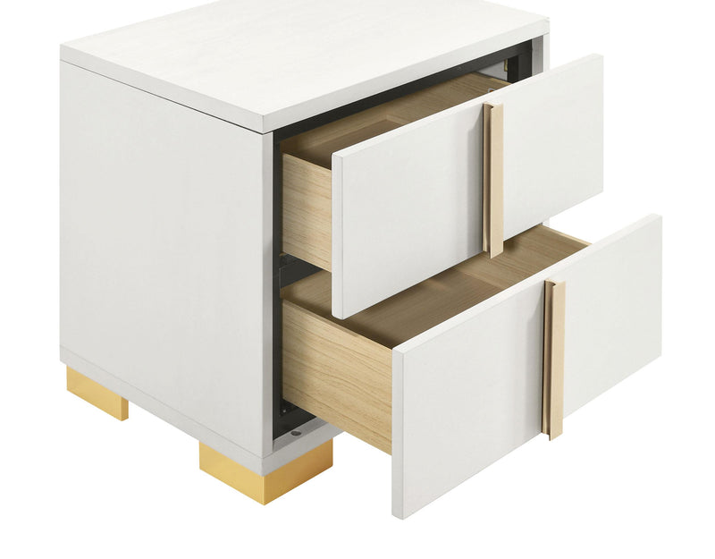 Marceline 4-piece Eastern King Bedroom Set White - 222931KE-S4