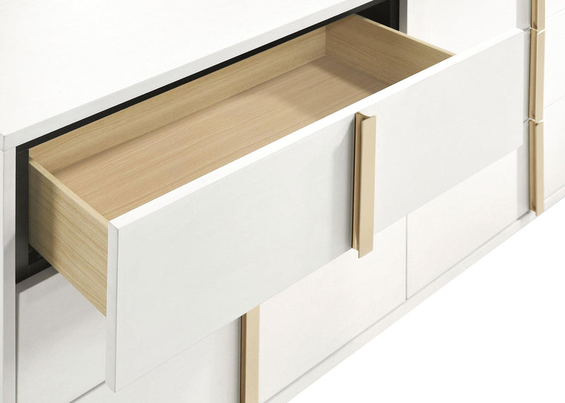 Marceline 4-piece Eastern King Bedroom Set White - 222931KE-S4