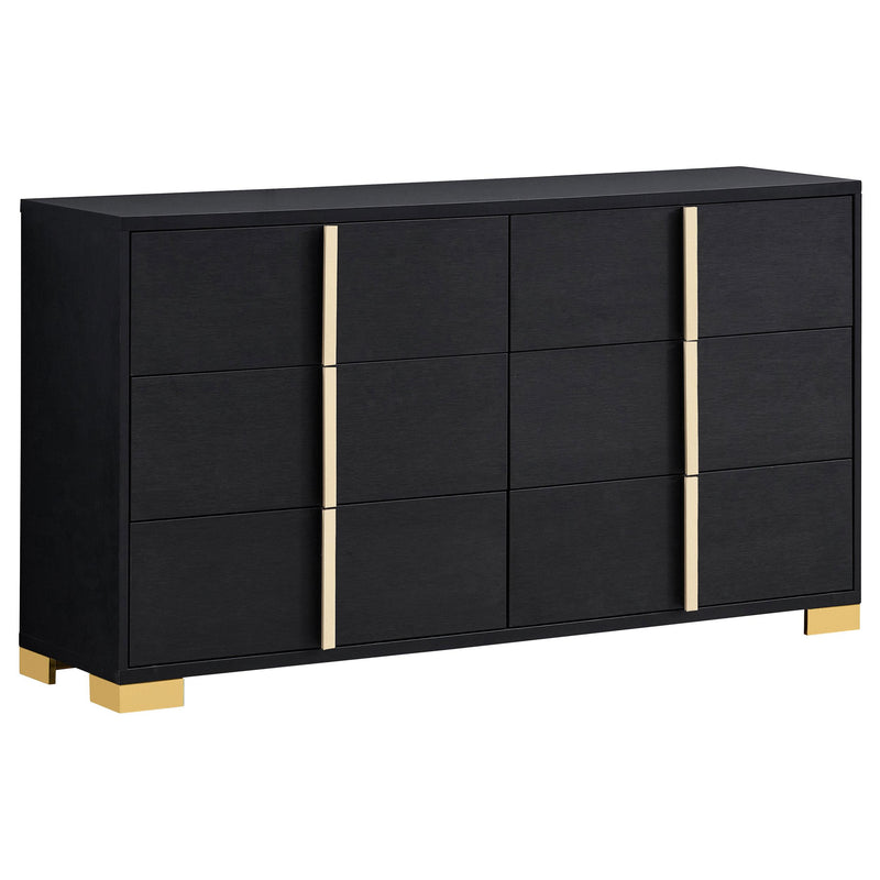 Marceline 4-piece Full Bedroom Set Black - 222831F-S4