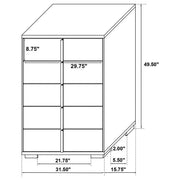 Marceline 5-drawer Bedroom Chest Black - 222835