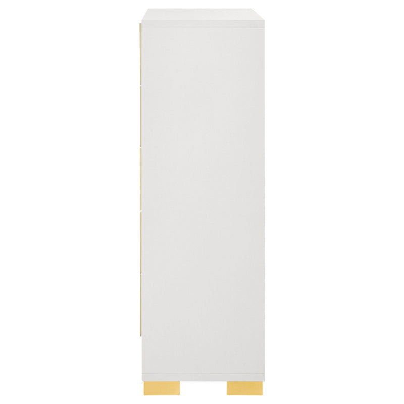 Marceline 5-drawer Bedroom Chest White - 222935
