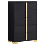 Marceline 5-piece Full Bedroom Set Black - 222831F-S5