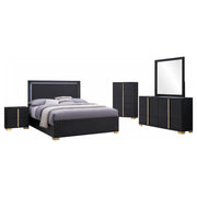 Marceline 5-piece Full Bedroom Set Black - 222831F-S5