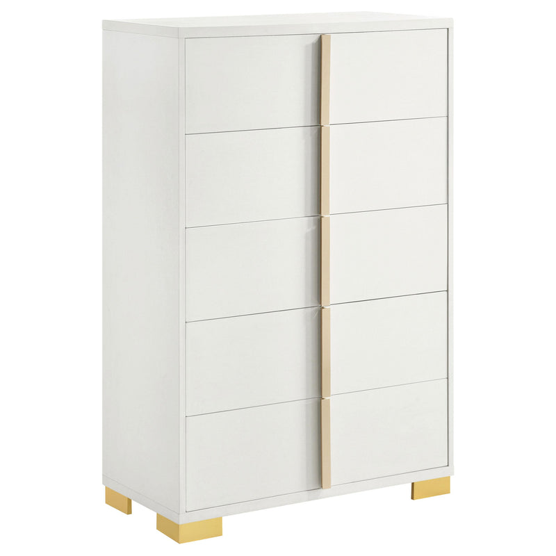 Marceline 5-piece Twin Bedroom Set White - 222931T-S5
