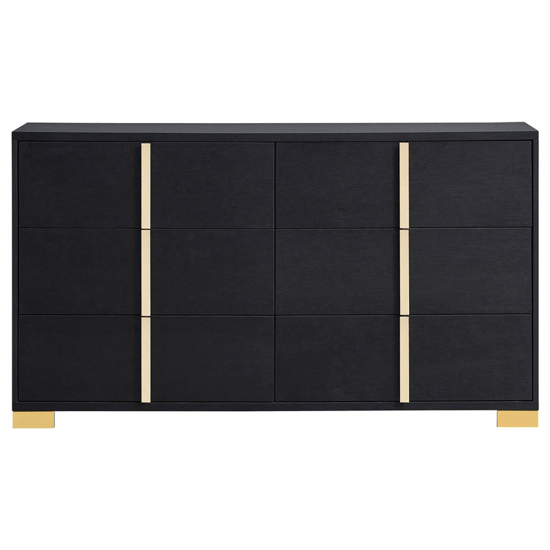 Marceline 6-drawer Dresser Black - 222833