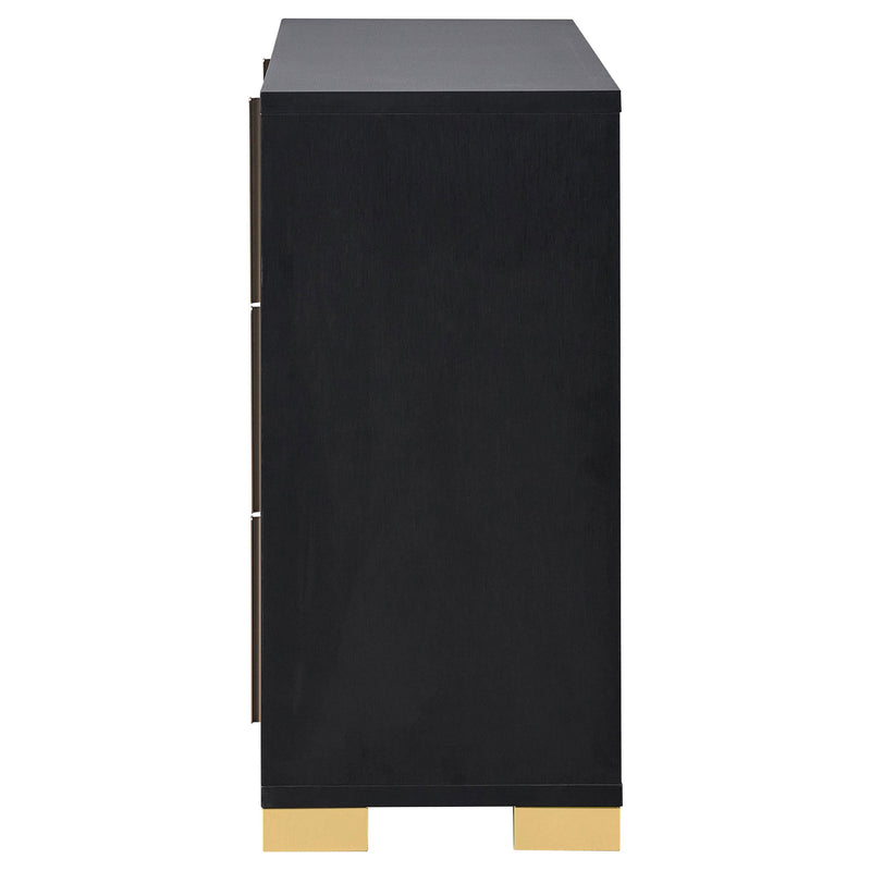 Marceline 6-drawer Dresser Black - 222833