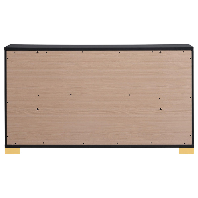 Marceline 6-drawer Dresser Black - 222833