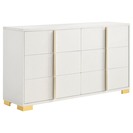 Marceline 6-drawer Dresser White - 222933