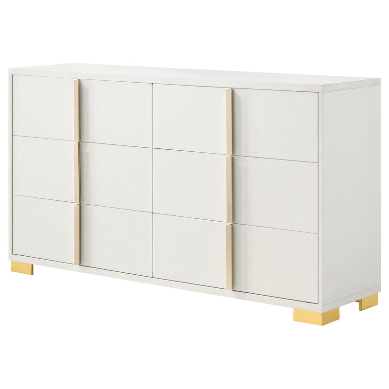 Marceline 6-drawer Dresser White - 222933