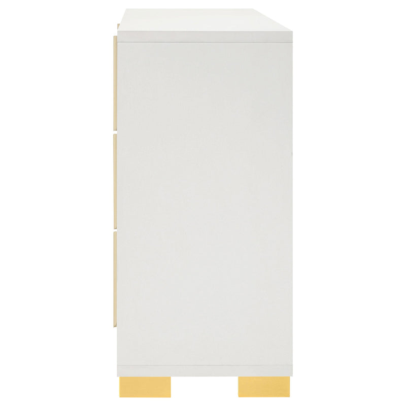 Marceline 6-drawer Dresser White - 222933