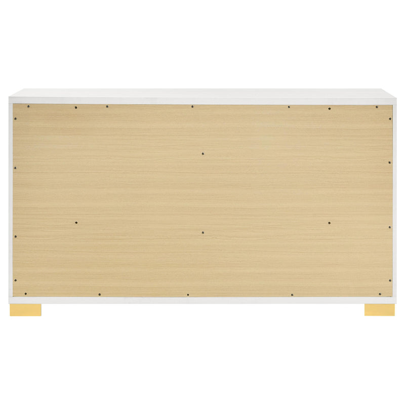 Marceline 6-drawer Dresser White - 222933