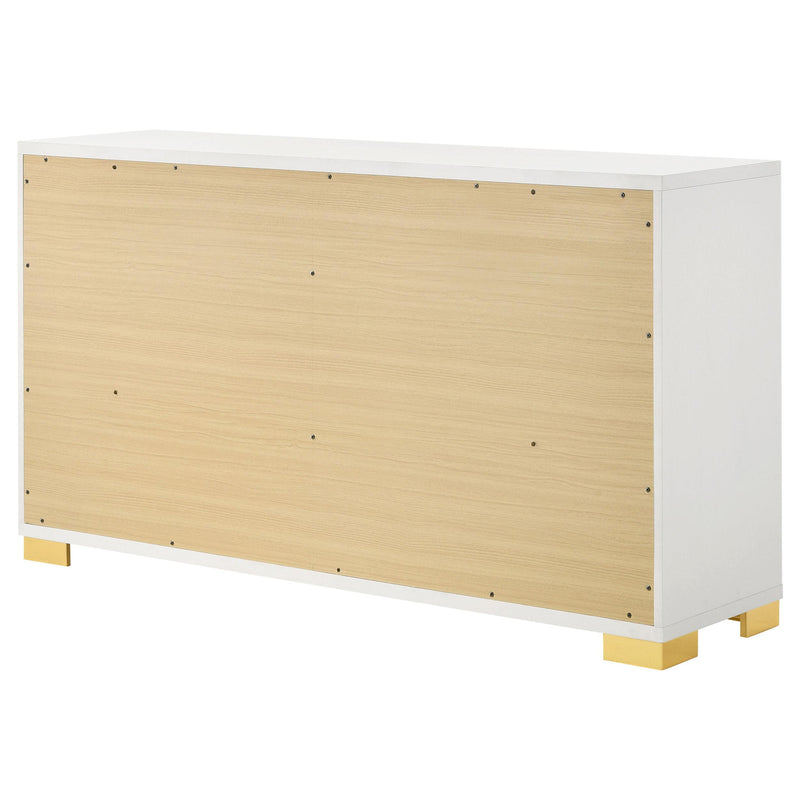 Marceline 6-drawer Dresser White - 222933