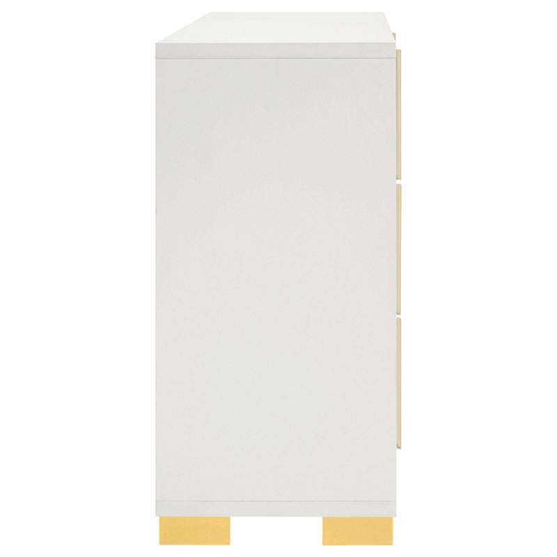 Marceline 6-drawer Dresser White - 222933
