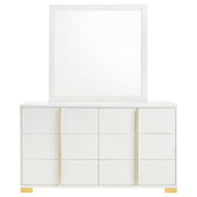 Marceline 6-drawer Dresser with Mirror White - 222933M