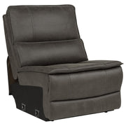 Marcell 3-Piece Transitional Power Reclining Sofa with USB Charging Grey - 609697P