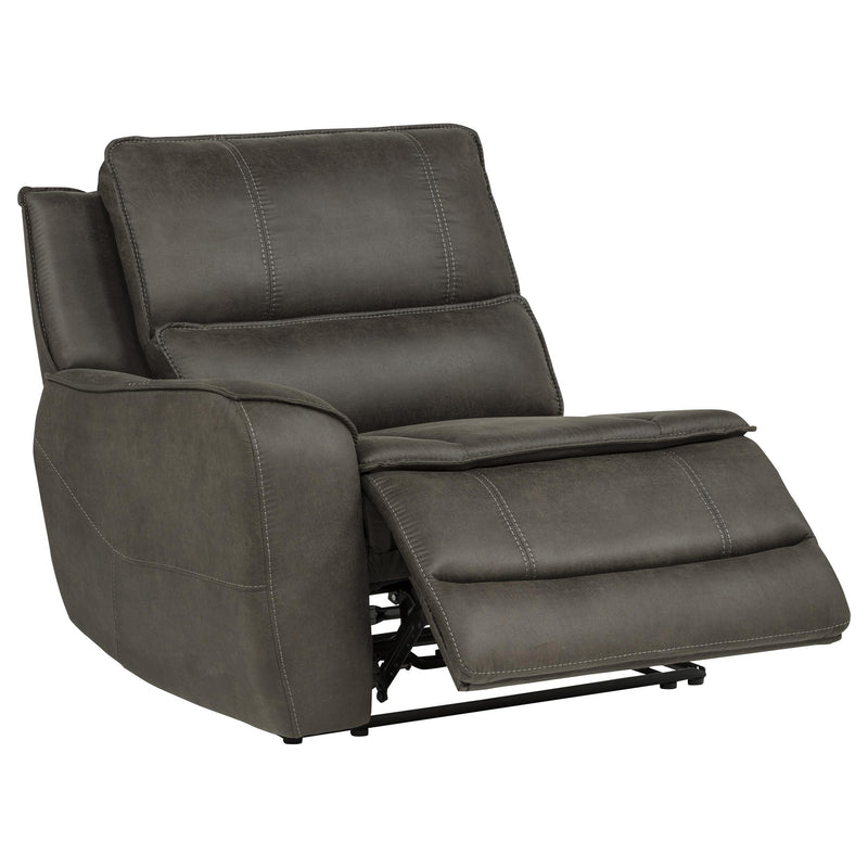 Marcell 5-Piece L-Shaped Modular Power Reclining Sectional Sofa Grey - 609690P