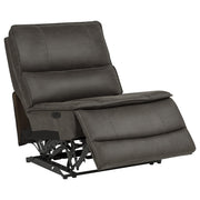 Marcell 5-Piece L-Shaped Modular Power Reclining Sectional Sofa Grey - 609690P