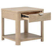 Marcelo 2-piece Coffee Table Set with Storage Light Elm - 736058-S2