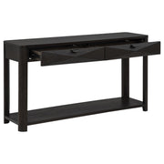 Marcelo Sofa Console Table with 2 Drawers and Shelf Coffee - 736069