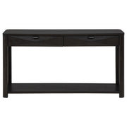 Marcelo Sofa Console Table with 2 Drawers and Shelf Coffee - 736069