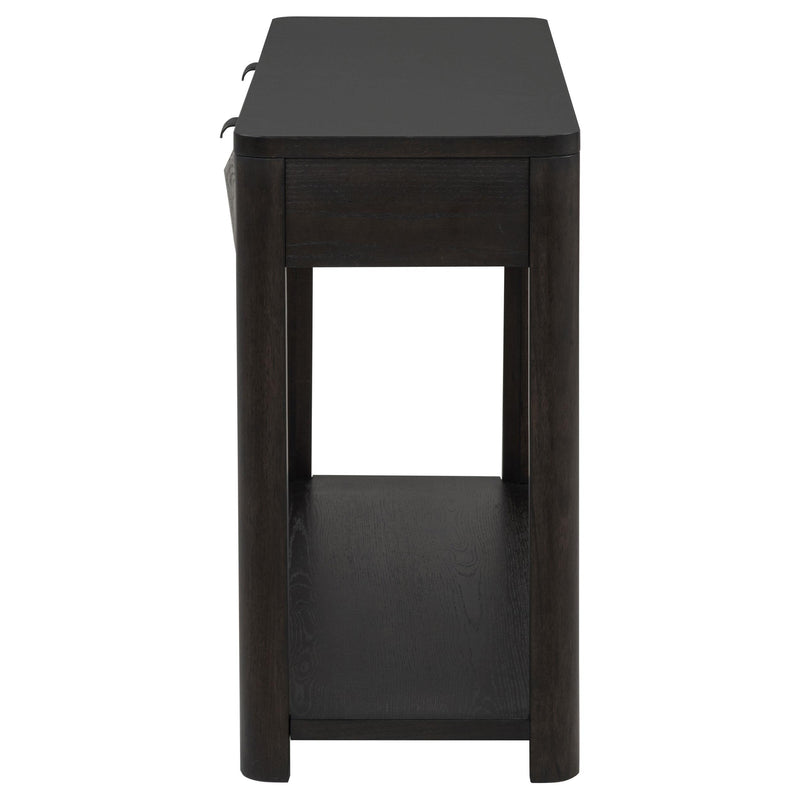Marcelo Sofa Console Table with 2 Drawers and Shelf Coffee - 736069
