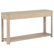 Marcelo Sofa Console Table with 2 Drawers and Shelf Light Elm - 736059