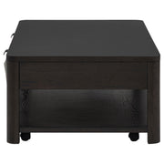 Marcelo Wood Coffee Table with 2 Drawers and Shelf Coffee - 736068