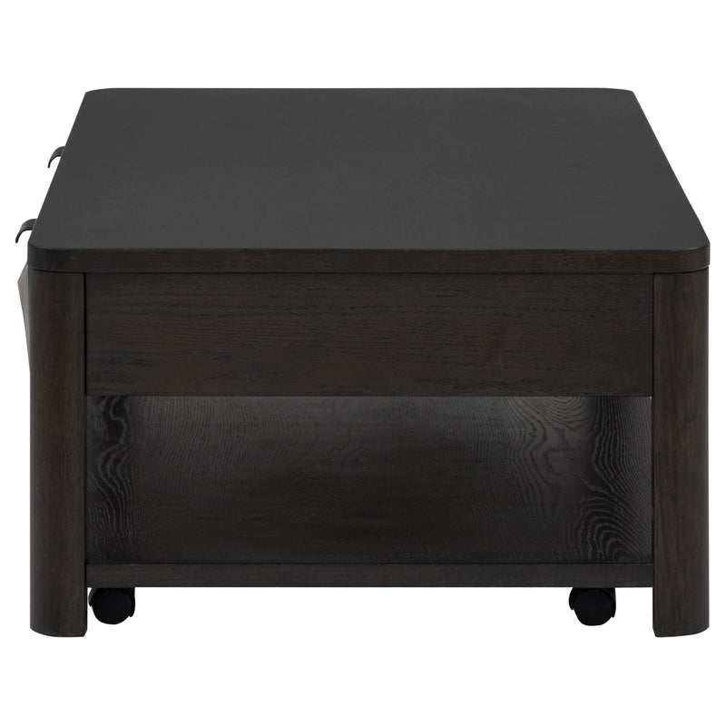 Marcelo Wood Coffee Table with 2 Drawers and Shelf Coffee - 736068
