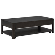 Marcelo Wood Coffee Table with 2 Drawers and Shelf Coffee - 736068
