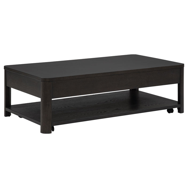 Marcelo Wood Coffee Table with 2 Drawers and Shelf Coffee - 736068