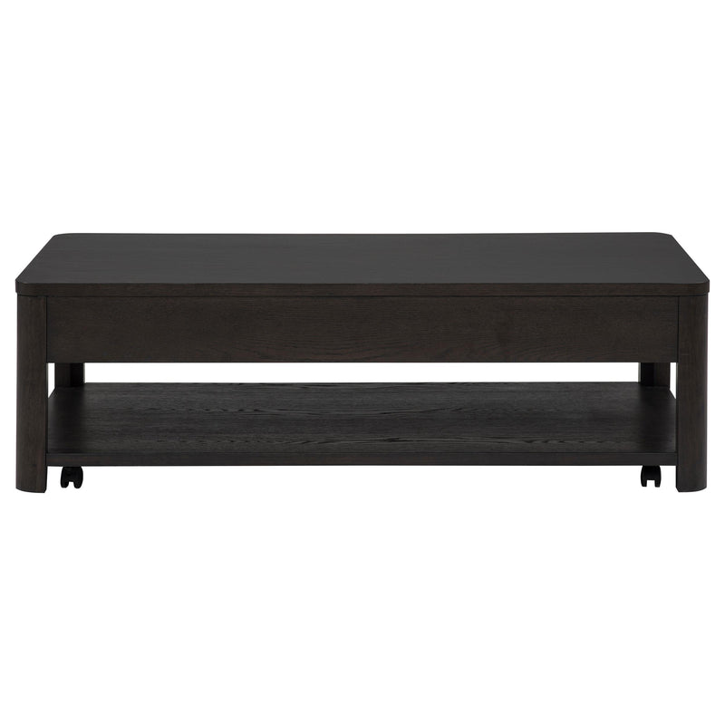 Marcelo Wood Coffee Table with 2 Drawers and Shelf Coffee - 736068